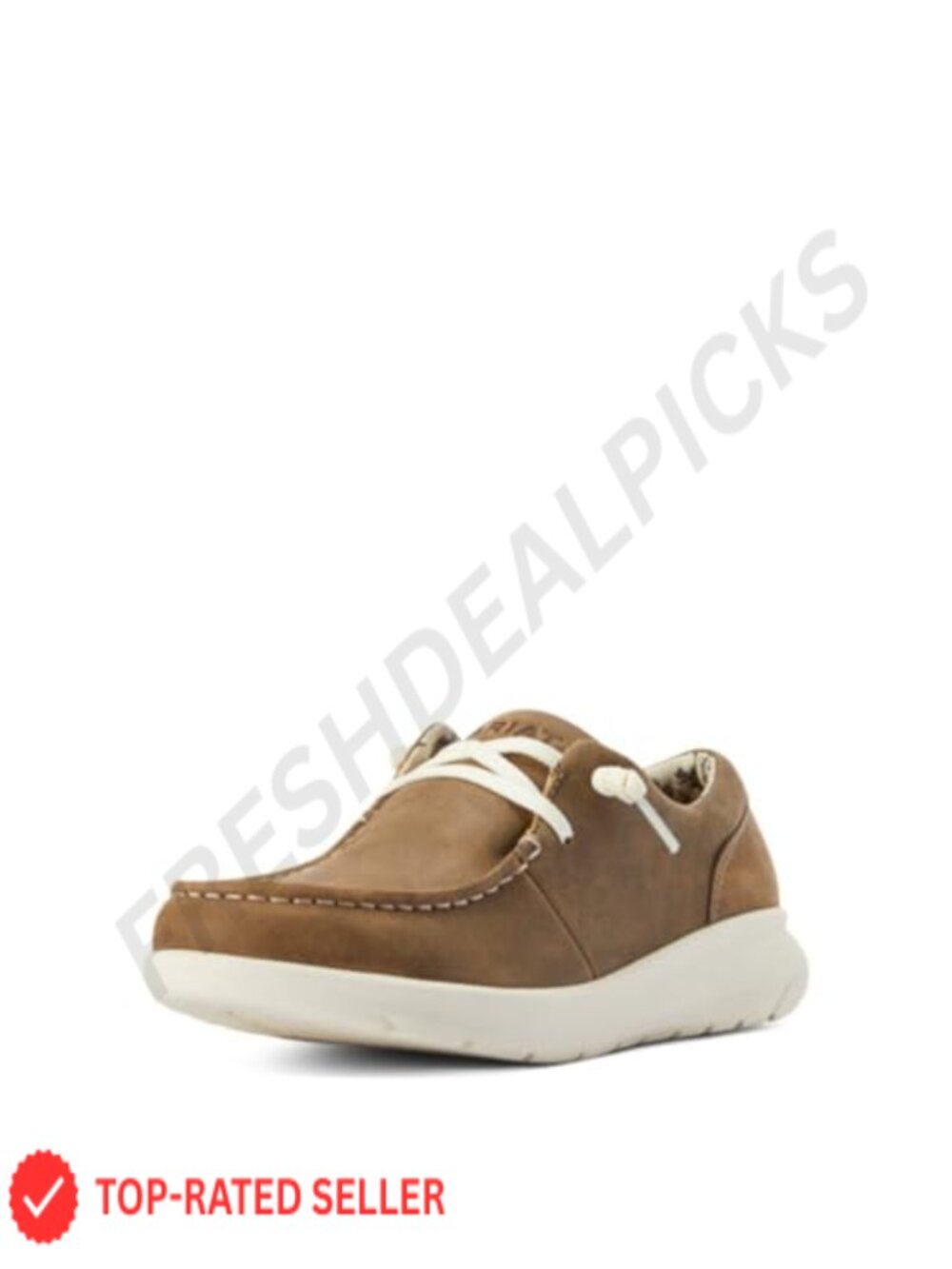 Ariat Hilo Women's Leather Slip-On Loafers Moc Toe Casual Shoes